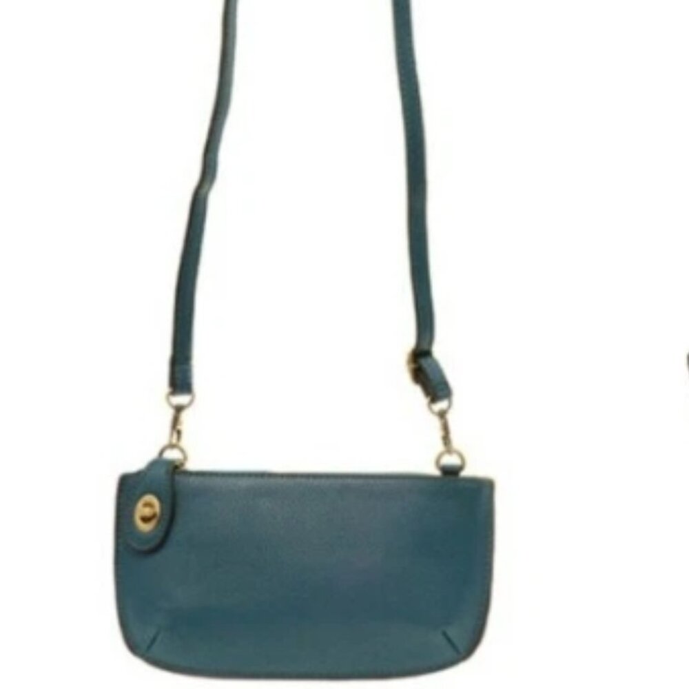 NEW, Joy Susan Hunter Green Turnlock Clutch Convertible Crossbody Bag - Picture 4 of 16